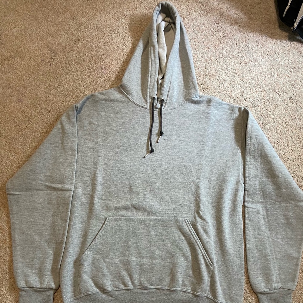 Grey Fruit of the loom hoodie